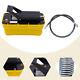 10000psi 2.3l Air Hydraulic Foot Pedal Jack Pump Rotary Lift+hose 3/8 Npt Output