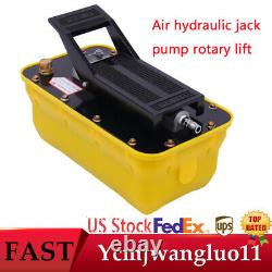 10000PSI Air Hydraulic Foot Pedal 2.3L Pump Auto Body Frame Machines + Air Hose