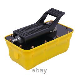 10000PSI Air Hydraulic Jack Pump Rotary Lift Air Hydraulic Foot Pump 1/4 NPT