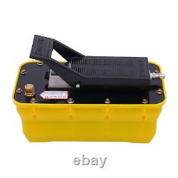 10000PSI Air Hydraulic Jack Pump Rotary Lift Air Hydraulic Foot Pump 1/4 NPT