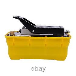 10000 PSI 2.3L Air Hydraulic Foot Pedal Pump Auto Body Frame Machine With Air Hose