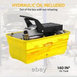 10000 PSI 2.3L Air Hydraulic Foot Pump Auto Body Frame Machine With10FT Air Hose