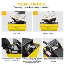 10000 PSI 2.3L Air Hydraulic Foot Pump Auto Body Frame Machine With10FT Air Hose