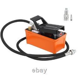 10000 PSI Air Actuated Treadle Hydraulic Pump with 6.6 Ft Pipe for Hydraulic