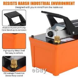 10000 PSI Air Actuated Treadle Hydraulic Pump with 6.6 Ft Pipe for Hydraulic