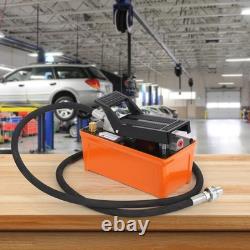 10000 PSI Air Actuated Treadle Hydraulic Pump with 6.6 Ft Pipe for Hydraulic