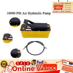 10000 PSI Air Hydraulic Foot Pedal Jack Pump Auto Body Frame Machines 1/4NPT New
