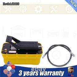 10000 PSI Air Hydraulic Foot Pedal Jack Pump Rotary Lift 0.75-0.95/Lmin 2.3L