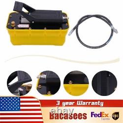 10000 PSI Air Hydraulic Foot Pedal Jack Pump Rotary Lift 0.75-0.95/Lmin 2.3L