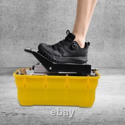 10000 PSI Air Hydraulic Foot Pedal Jack Pump Rotary Lift 0.75-0.95/Lmin 2.3L