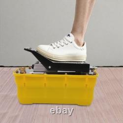 10000 PSI Air Hydraulic Foot Pedal Jack Pump Rotary Lift 0.75-0.95/Lmin 2.3L