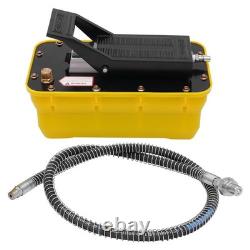 10000 PSI Air Hydraulic Foot Pedal Jack Pump Rotary Lift 0.75-0.95/Lmin 2.3L
