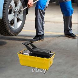 10000 PSI Air Hydraulic Foot Pedal Jack Pump Rotary Lift 0.75-0.95/Lmin 2.3L