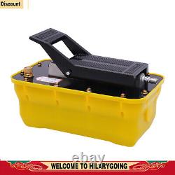 10000 PSI Air Hydraulic Foot Pedal Jack Pump Rotary Lift 0.75-0.95/Lmin 2.3L