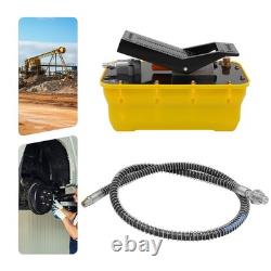 10000 PSI Air Hydraulic Foot Pedal Jack Pump Rotary Lift 0.75-0.95/Lmin 2.3L