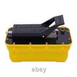 10000 PSI Air Hydraulic Foot Pedal Jack Pump Rotary Lift 0.75-0.95/Lmin 2.3L