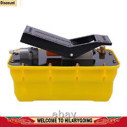 10000 PSI Air Hydraulic Foot Pedal Jack Pump Rotary Lift 0.75-0.95/Lmin 2.3L