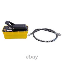 10000 PSI Air Hydraulic Foot Pedal Jack Pump Rotary Lift 0.75-0.95/Lmin 2.3L
