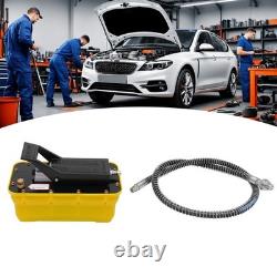 10000 PSI Air Hydraulic Foot Pedal Jack Pump Rotary Lift 0.75-0.95/Lmin 2.3L