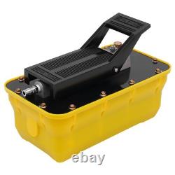 10000 PSI Air Hydraulic Foot Pedal Jack Pump Rotary Lift 0.75-0.95/Lmin 2.3L