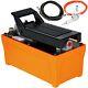 10000 Psi Air Hydraulic Pump 1/2 Gal Reservoir Foot-actuated Treadle Pump