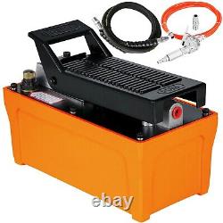 10000 PSI Air Hydraulic Pump 1/2 Gal Reservoir Foot-Actuated Treadle Pump