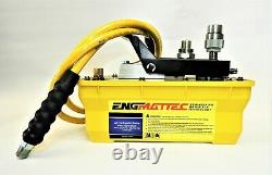 10000 PSI Air Operated Hydraulic Pump Single Acting C/W Hose & HP Coupler 680Bar
