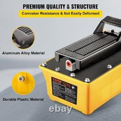 10000psi 0.6gal Air Hydraulic Pump & Hose & Spray Gun, Foot Operated