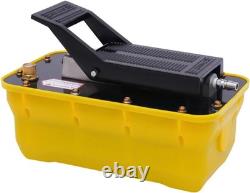 10,000PSI 140in³ Air Hydraulic Pump Foot Pump with10ft House Auto Body Shop