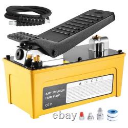 10,000PSI Air Hydraulic Pump 0.42 Gal Reservoir Treadle Foot Pump for Automobile