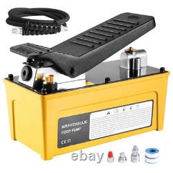 10,000PSI Air Hydraulic Pump 0.42 Gal Reservoir Treadle Foot Pump for Automobile