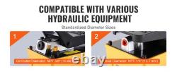10,000PSI Air Hydraulic Pump 0.42 Gal Reservoir Treadle Foot Pump for Automobile