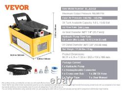 10,000PSI Air Hydraulic Pump 0.42 Gal Reservoir Treadle Foot Pump for Repair