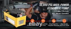 10,000PSI Air Hydraulic Pump 0.42 Gal Reservoir Treadle Foot Pump for Repair