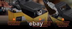 10,000PSI Air Hydraulic Pump 0.42 Gal Reservoir Treadle Foot Pump for Repair