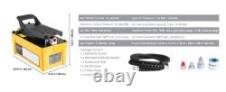 10,000PSI Air Hydraulic Pump 0.42 Gal Reservoir Treadle Foot Pump for Repair