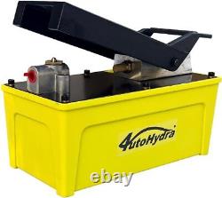 10,000 PSI Air Foot Hydraulic Pump For Auto Body Frame Machines and Shop Presses