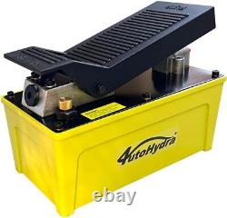 10,000 PSI Air Foot Hydraulic Pump For Auto Body Frame Machines and Shop Presses