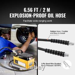 10,000 PSI Air Hydraulic Foot Pump 0.42 Gal Treadle Pump for Press Frame Machine