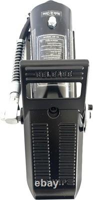 10,000 PSI Air Hydraulic Foot Pump with Remote Control Actuator, Black