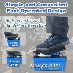 10,000 PSI Air Hydraulic Pump 0.45 Gal 3/8×1/4 NPT 6.6ft Pipe Blue