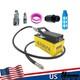 10,000 Psi Air Hydraulic Pump 0.45 Gal 3/8×1/4 Npt 6.6ft Pipe Yellow