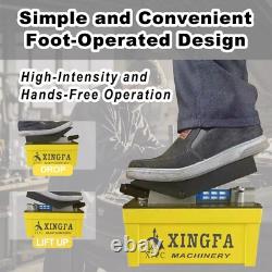 10,000 PSI Air Hydraulic Pump 0.45 Gal 3/8×1/4 NPT 6.6ft Pipe Yellow