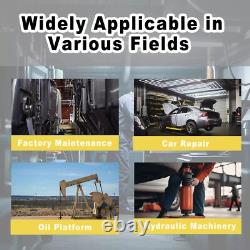 10,000 PSI Air Hydraulic Pump 0.45 Gal 3/8×1/4 NPT 6.6ft Pipe Yellow