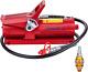 10,000 Psi Air Hydraulic Pump 10 Ton Foot Pump Control Lift With Lubricator Hose