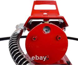 10,000 PSI Air Hydraulic Pump 10 Ton Foot Pump Control Lift with Lubricator Hose