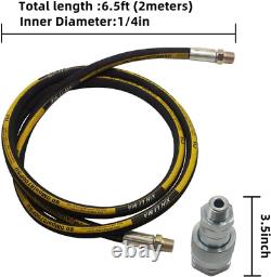 10,000 PSI Air Hydraulic Pump, 1/2 Gal Reservoir, Foot-Operated for Machinery