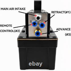 10,000 PSI Air Hydraulic Pump 3L Reservoir with Remote Control Hand Valve