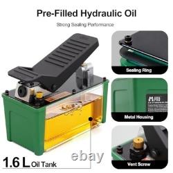 10,000 PSI Air Hydraulic Pump with Foot Pedal and 6.6 ft Hose