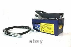 10,000 PSI Foot Operated Air/Hydraulic Pump for Rams Presses & Hydraulic Puller